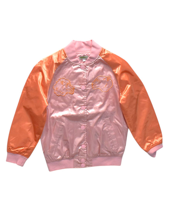 A Pink Lightweight Jackets from Kenzo in size 8Y for girl. (Front View)