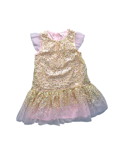 A Multicolour Sleeveless Dresses from Seed in size 10Y for girl. (Front View)