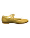 A Yellow Flats from Bonpoint in size 9Y for girl. (Front View)