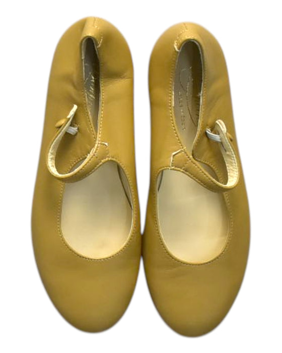 A Yellow Flats from Bonpoint in size 9Y for girl. (Back View)