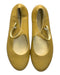 A Yellow Flats from Bonpoint in size 9Y for girl. (Back View)