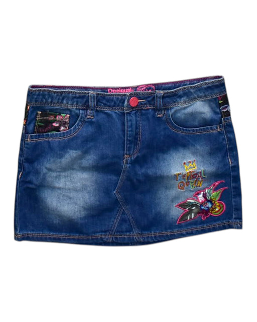 A Blue Short Skirts from Desigual in size 14Y for girl. (Front View)