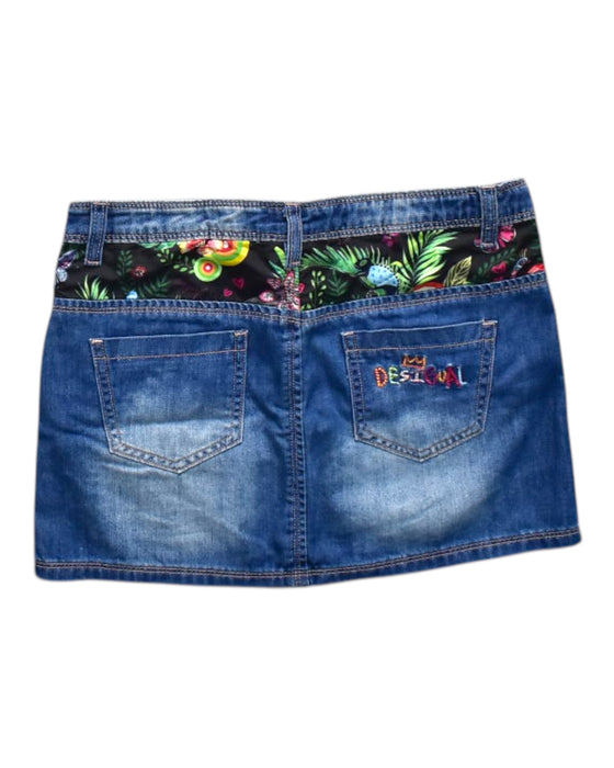 A Blue Short Skirts from Desigual in size 14Y for girl. (Back View)