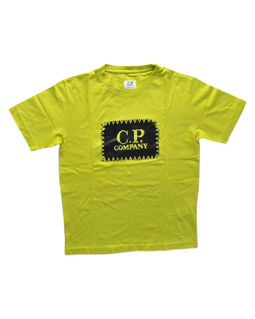 A Yellow Short Sleeve T Shirts from C.P Company in size 13Y for neutral. (Front View)
