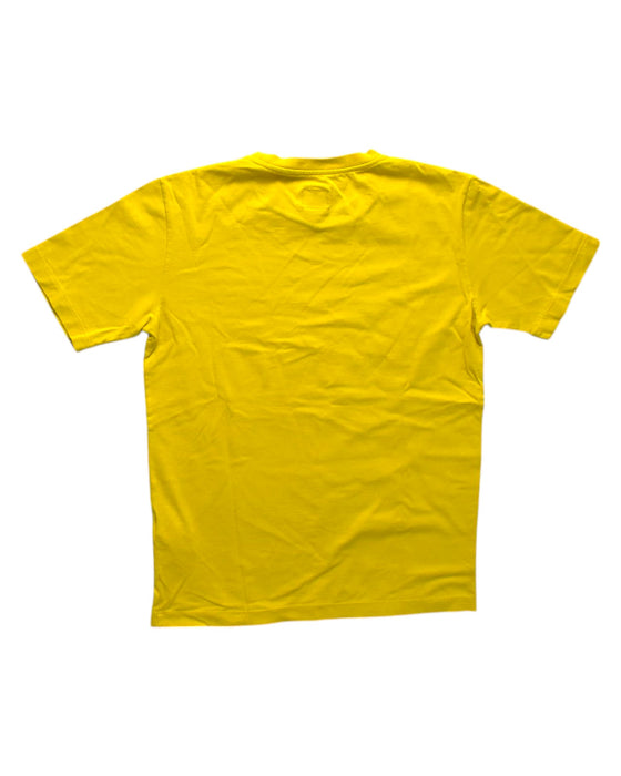 A Yellow Short Sleeve T Shirts from C.P Company in size 12Y for boy. (Back View)