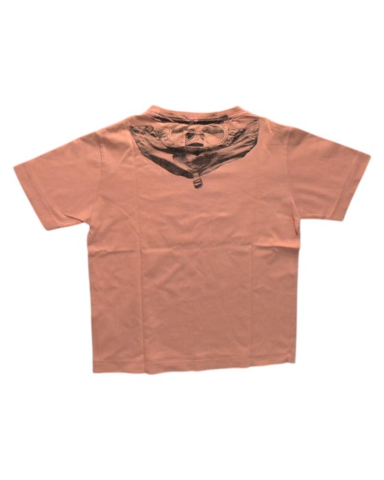 A Peach Short Sleeve T Shirts from C.P Company in size 13Y for neutral. (Back View)