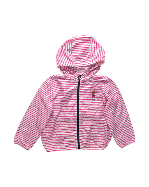 A Pink Rain Jackets from Polo Ralph Lauren in size 5T for neutral. (Front View)