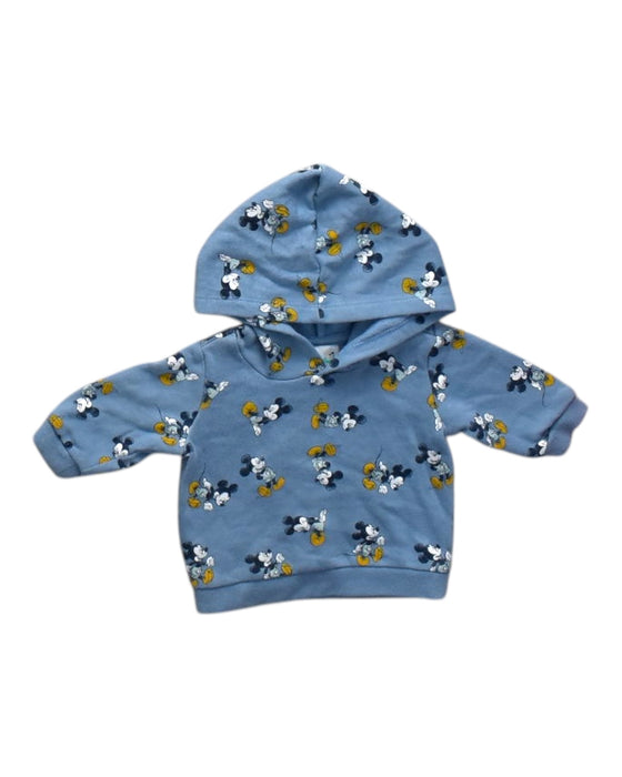 A Blue Hooded Sweatshirts from Retykle in size 0-3M for neutral. (Front View)