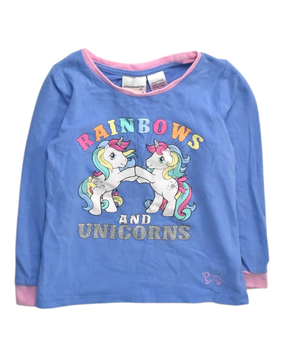 A Multicolour Long Sleeve Tops from Peter Alexander in size 4T for girl. (Front View)