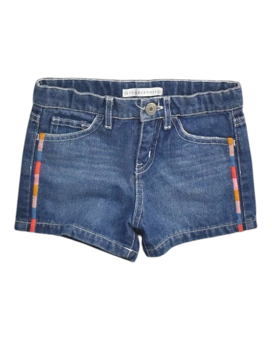 A Multicolour Shorts from Gingersnaps in size 4T for girl. (Front View)