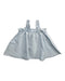 A Blue Sleeveless Tops from Seed in size 5T for girl. (Back View)