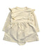A Ivory Long Sleeve Dresses from Konges Sløjd in size 6-12M for girl. (Front View)
