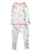 A Multicolour Pyjama Sets from Oeteo in size 6-12M for girl. (Front View)