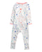 A Multicolour Pyjama Sets from Oeteo in size 6-12M for girl. (Back View)