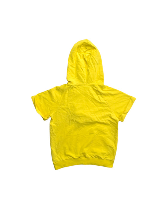 A Yellow Hooded Sweatshirts from Fendi in size 6T for boy. (Back View)