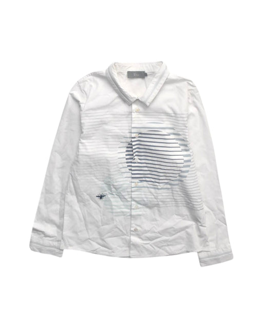 A White Long Sleeve Shirts from Dior in size 8Y for boy. (Front View)