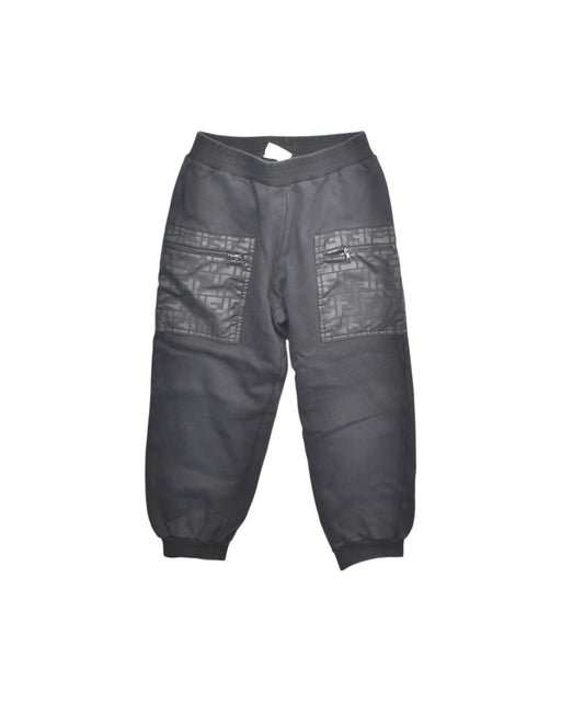 A Black Sweatpants from Fendi in size 8Y for boy. (Front View)