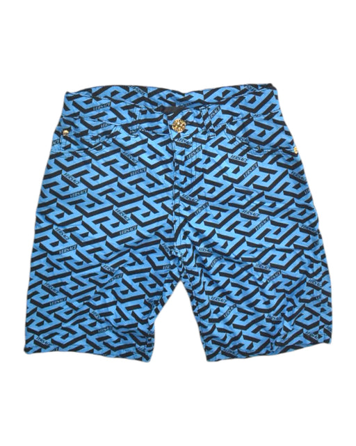 A Blue Shorts from Young Versace in size 8Y for boy. (Front View)