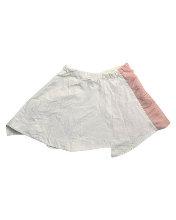 A White Mid Skirts from Owa Yurika in size 6T for girl. (Back View)
