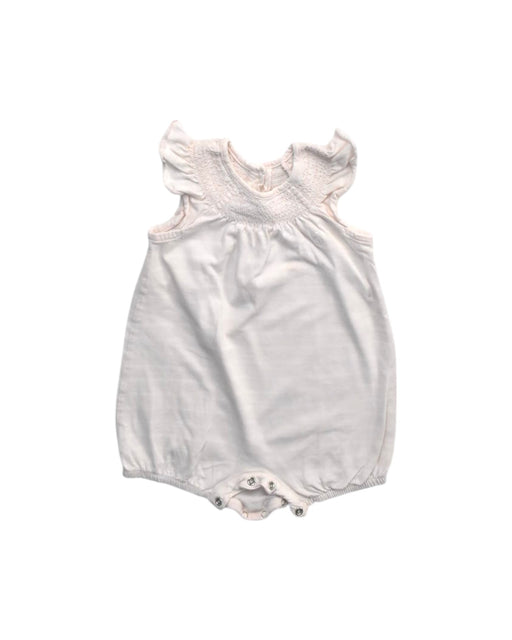 A White Sleeveless Rompers from Ralph Lauren in size 3-6M for girl. (Front View)