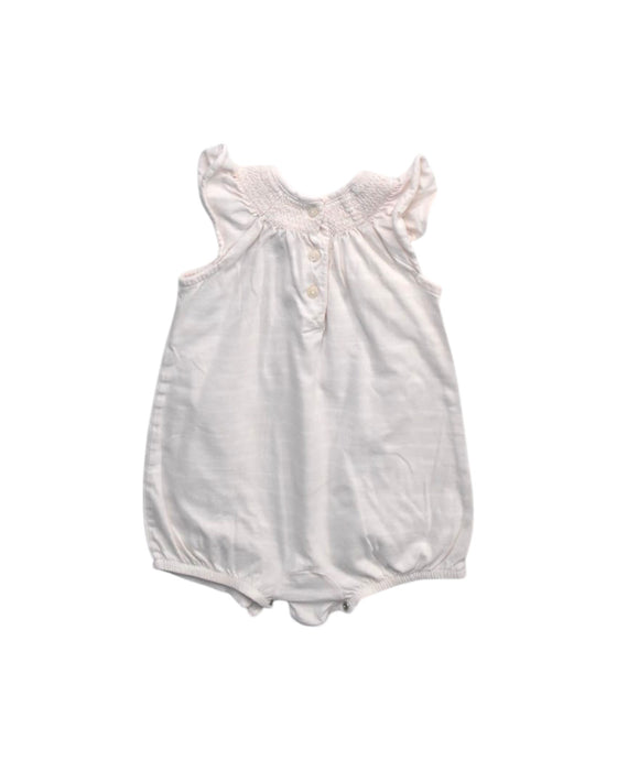 A White Sleeveless Rompers from Ralph Lauren in size 3-6M for girl. (Back View)