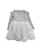 A Grey Long Sleeve Dresses from Mayoral in size 6-12M for girl. (Front View)