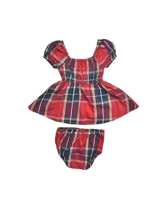 A Multicolour Dress Sets from Hill House in size 6-12M for girl. (Back View)