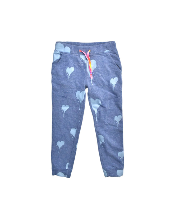 A Blue Sweatpants from Appaman in size 6T for girl. (Front View)