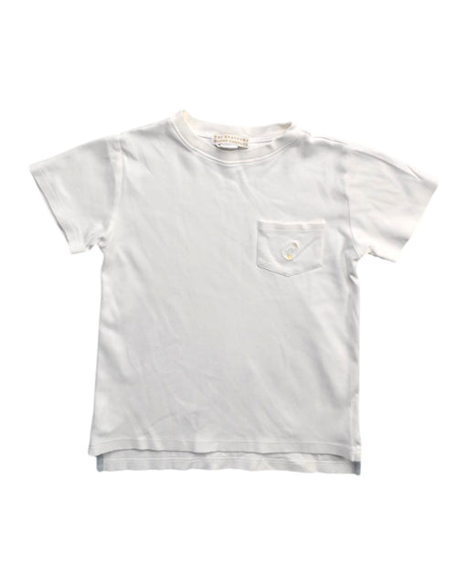 A White Short Sleeve T Shirts from The Beaufort Bonnet Company in size 6T for boy. (Front View)