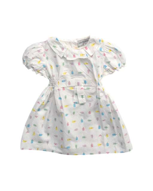 A Multicolour Short Sleeve Dresses from Emporio Armani in size 6-12M for girl. (Front View)