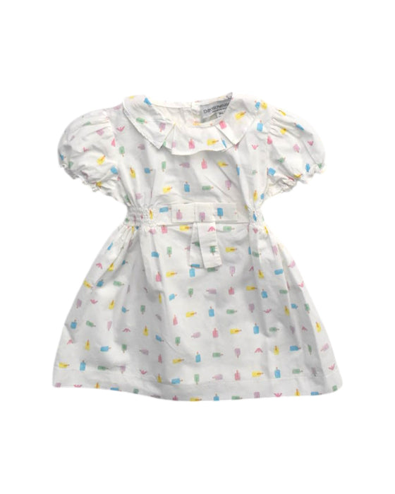 A Multicolour Short Sleeve Dresses from Emporio Armani in size 6-12M for girl. (Front View)