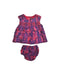A Multicolour Dress Sets from Tea in size 6-12M for girl. (Front View)