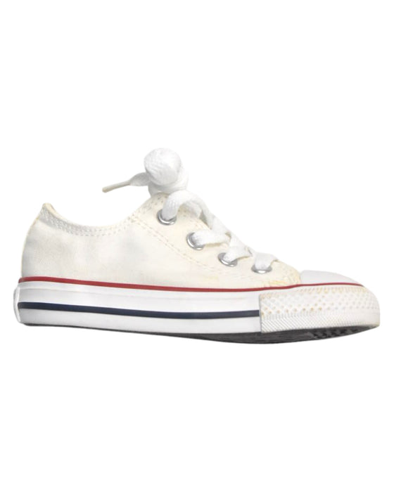 A White Sneakers from Converse in size 18-24M for neutral. (Front View)