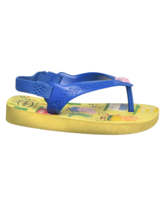 A Multicolour Flip Flops from Havaianas in size 18-24M for boy. (Front View)