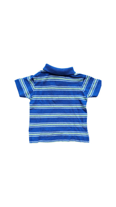 A Blue Short Sleeve Polos from Polo Ralph Lauren in size 6-12M for boy. (Back View)