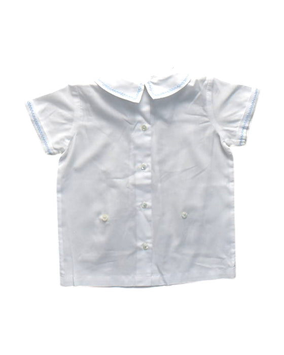 A White Short Sleeve Shirts from Sarah Louise in size 12-18M for neutral. (Back View)