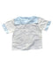 A White Short Sleeve Shirts from Emile et Rose in size 6-12M for boy. (Back View)