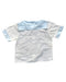 A White Short Sleeve Shirts from Emile et Rose in size 6-12M for boy. (Back View)