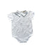 A White Short Sleeve Bodysuits from Armani Baby in size 6-12M for neutral. (Front View)