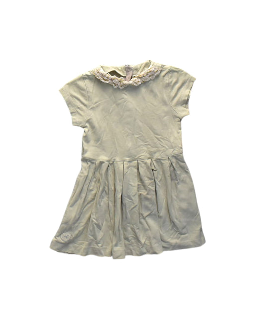 A Ivory Short Sleeve Dresses from Chateau de Sable in size 18-24M for girl. (Front View)