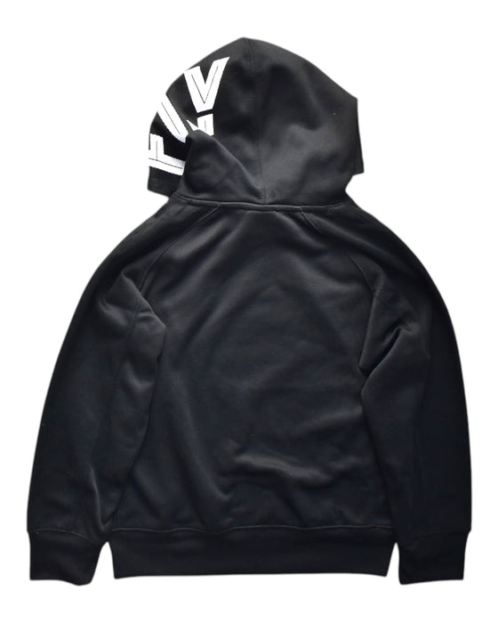 A Black Hooded Sweatshirts from Air Jordan in size 10Y for neutral. (Back View)