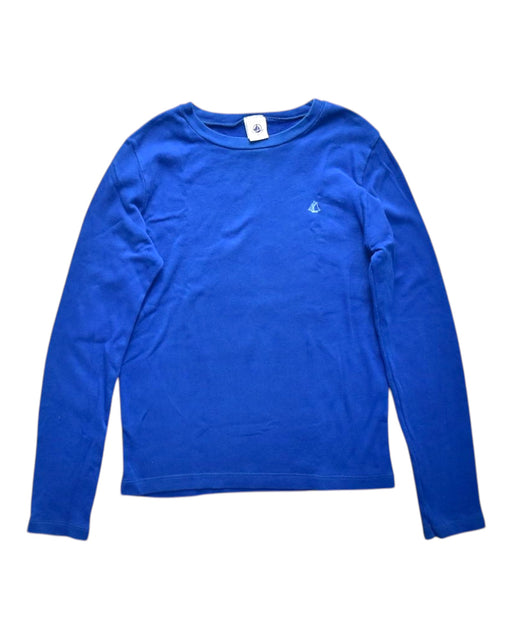 A Blue Long Sleeve Tops from Petit Bateau in size 10Y for neutral. (Front View)