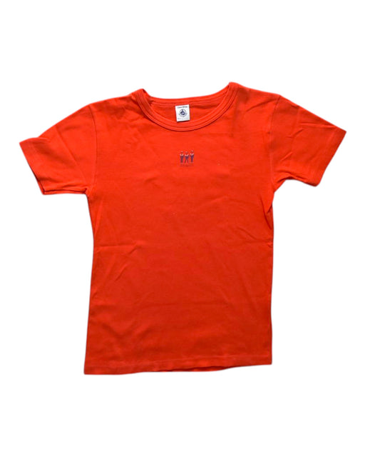A Orange Short Sleeve T Shirts from Petit Bateau in size 12Y for neutral. (Front View)