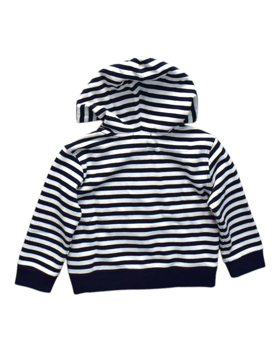 A Black Zippered Sweatshirts from Crewcuts in size 3T for girl. (Back View)