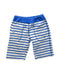 A Blue Shorts from Petit Bateau in size 5T for neutral. (Front View)