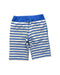 A Blue Shorts from Petit Bateau in size 5T for neutral. (Back View)