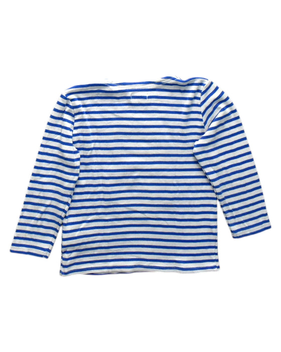 A Blue Long Sleeve T Shirts from Du Pareil au même in size 6T for neutral. (Back View)