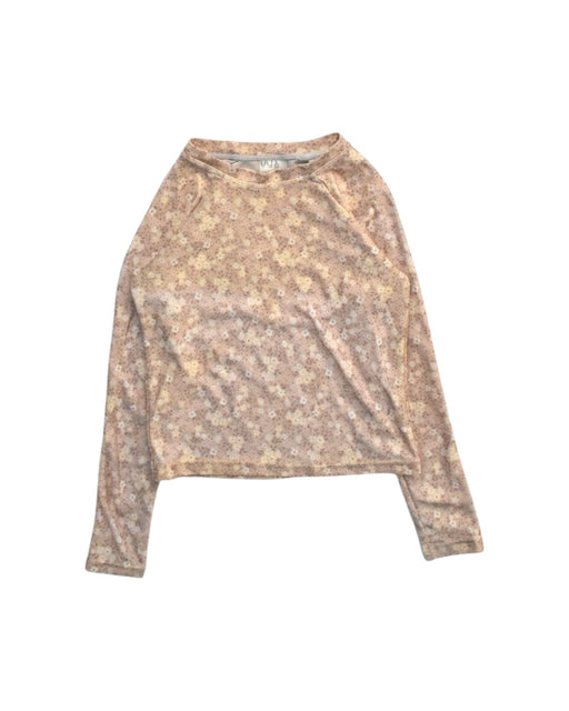 A Peach Long Sleeve Tops from Jamie Kay in size 4T for girl. (Front View)