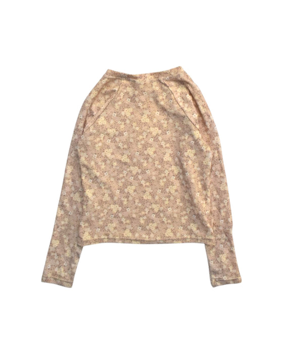 A Peach Long Sleeve Tops from Jamie Kay in size 4T for girl. (Back View)