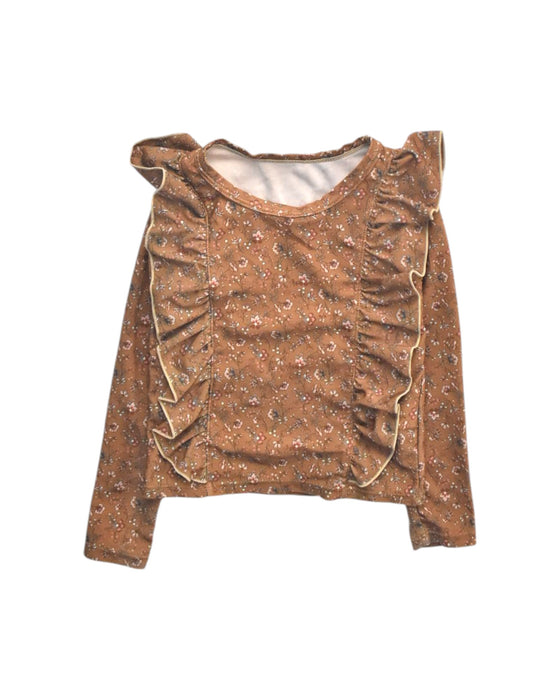 A Brown Rash Guards from Jamie Kay in size 3T for girl. (Front View)